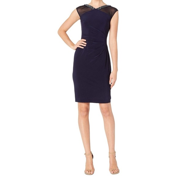 Lauren Ralph Lauren Dresses & Skirts - Lauren Ralph Lauren Vivienette Matte Jersey Dress - Lighthouse Navy